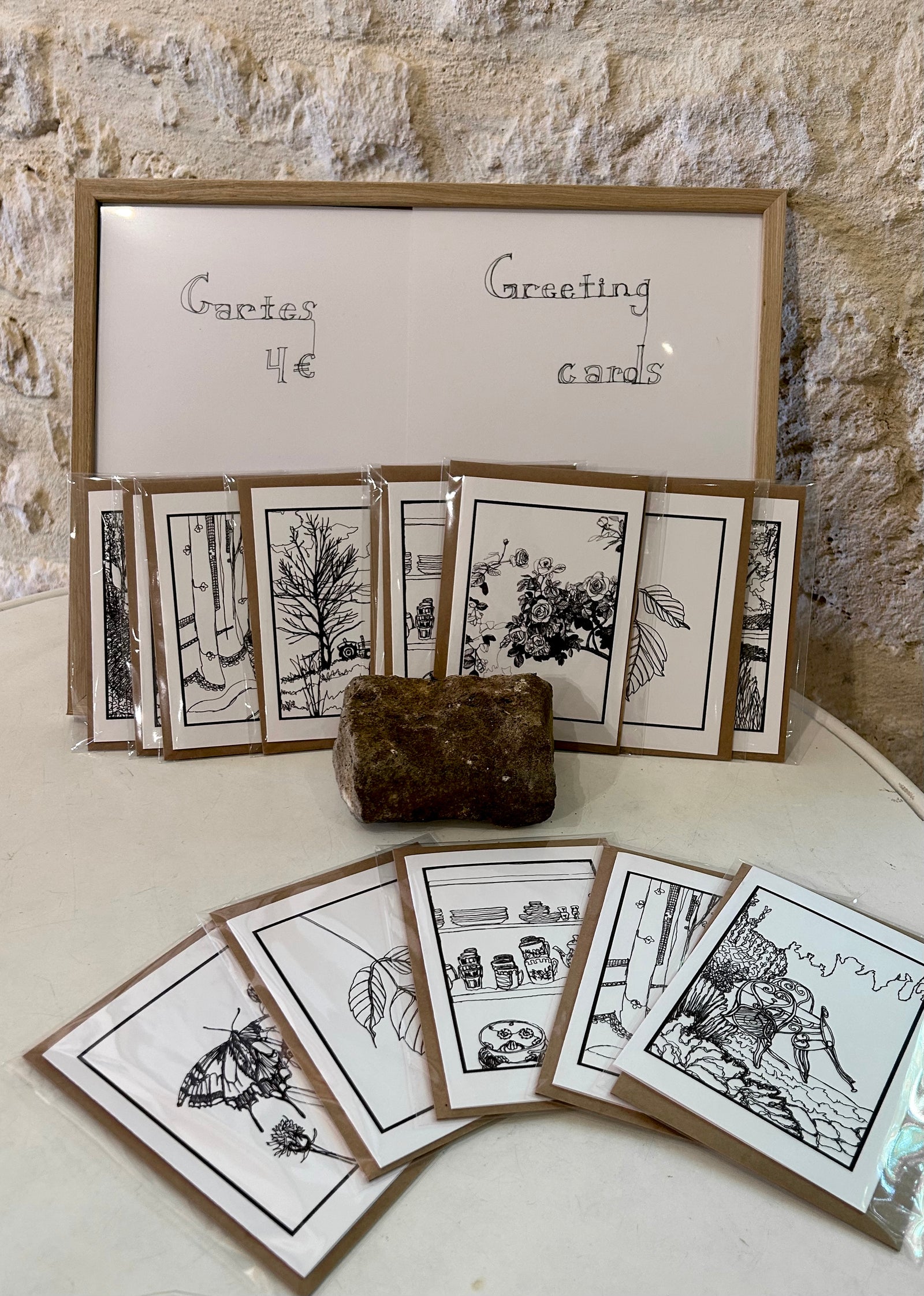 Countryside Drawing Card and Envelope