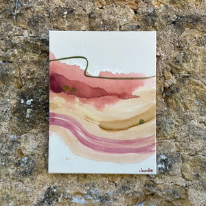 Fine Art Print of "Heirloom Roses" Abstract Painting