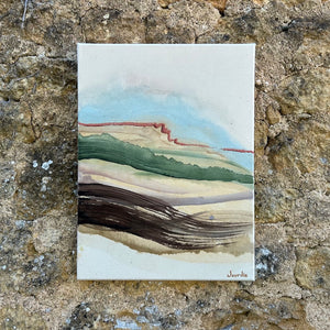 Fine Art Print of "View of the Village" Abstract Painting